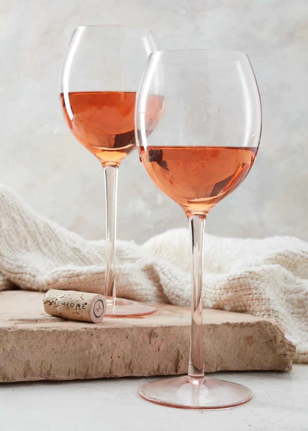 Rose Star Wine Glass