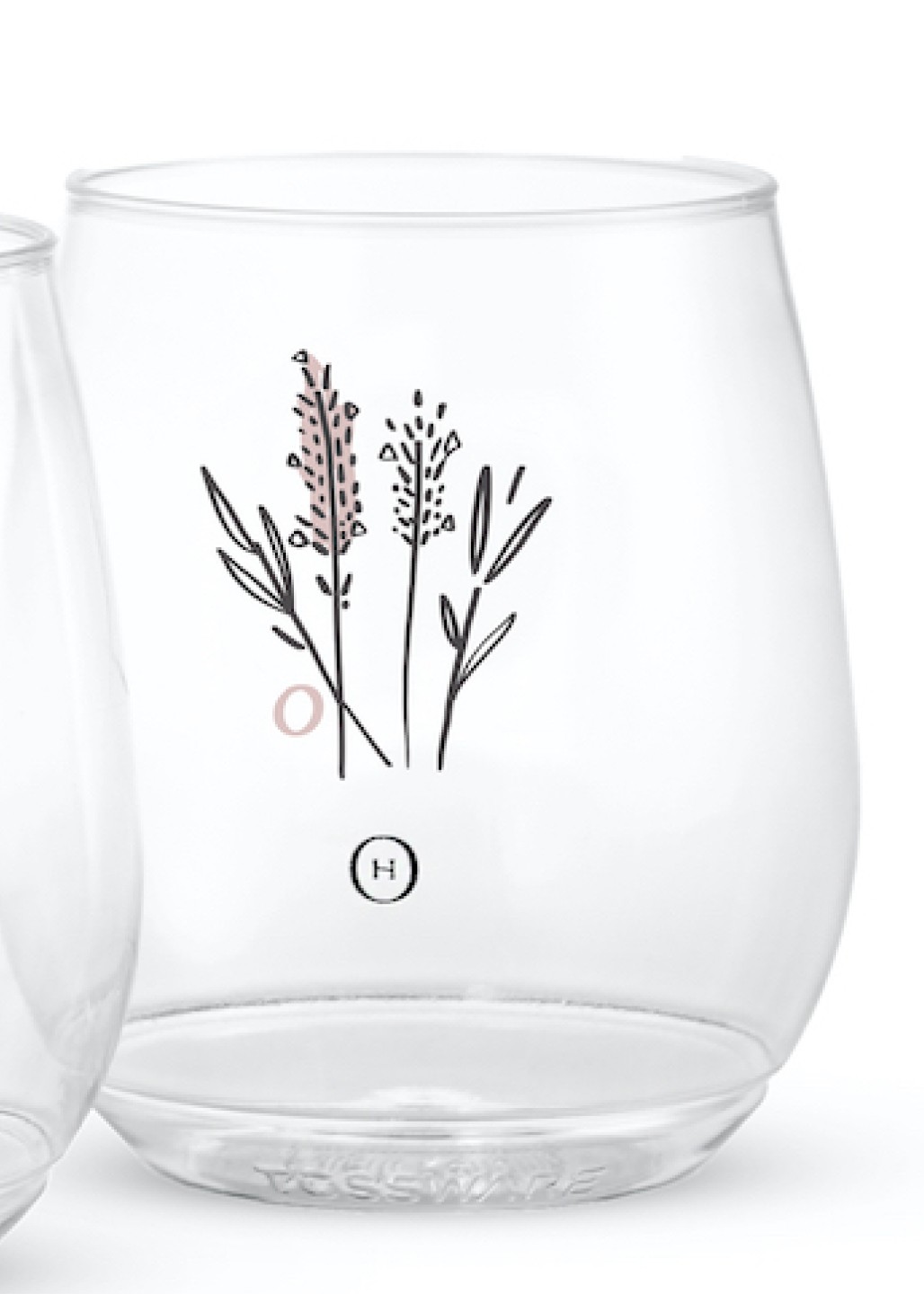 Oh Stress-Free Stemless Wine Glasses - 4 Pack