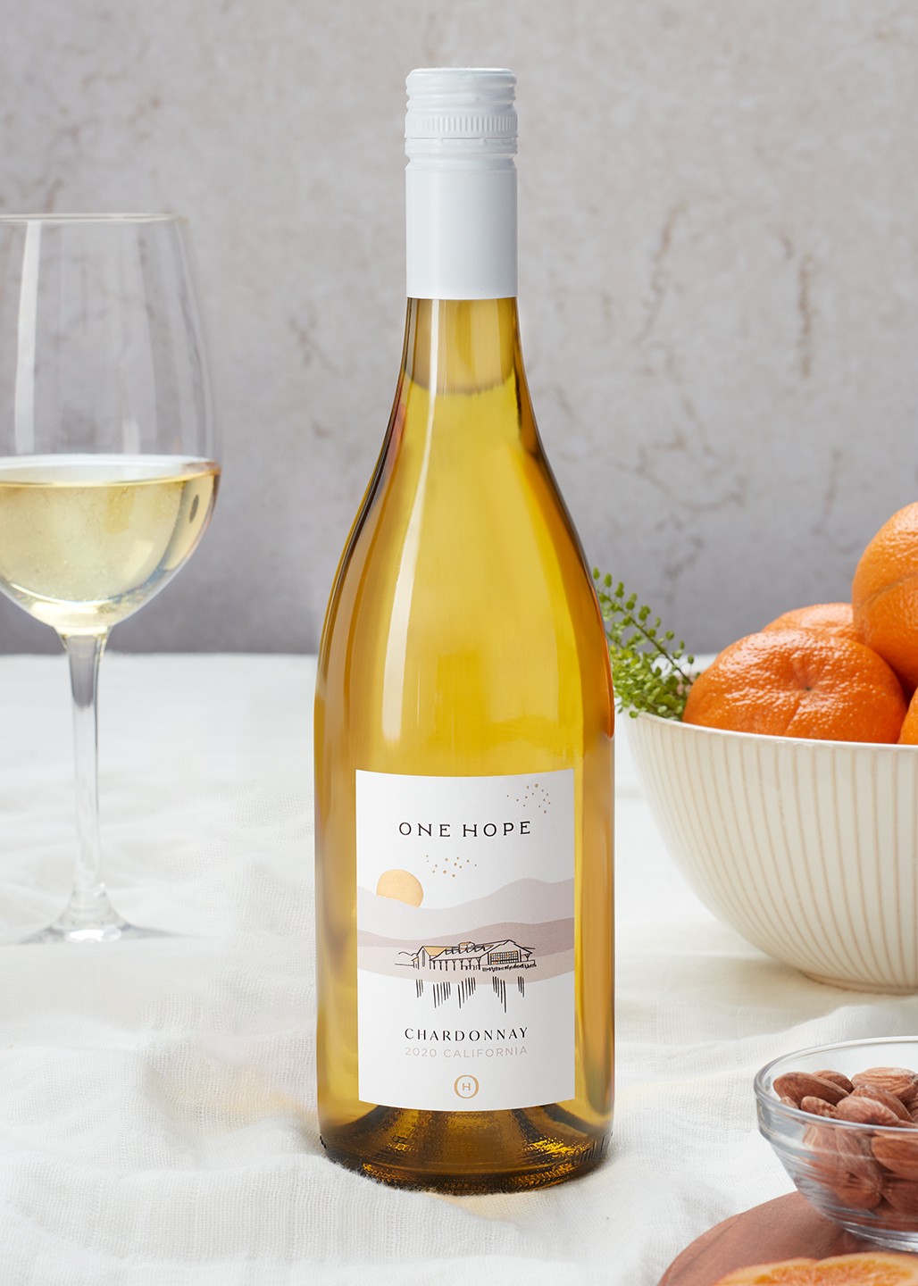 Vintner Chardonnay 2020 White Wine from California by Onehope 750ml